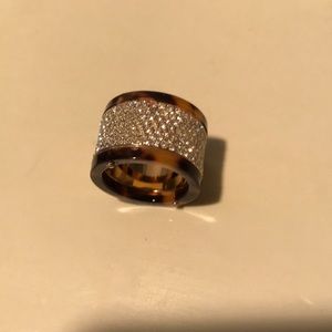 Michael Kors Tortoise-Shell Studded Ring